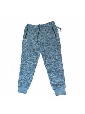 RBX Mens Fleece Joggers Gray Space Dye Size XL